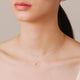 SUPER TINY PAVE BAR NECKLACE