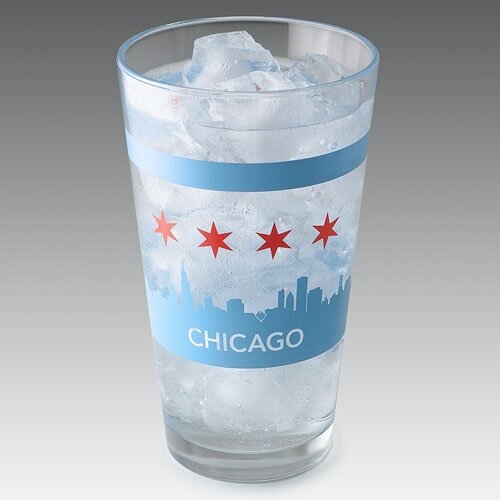 CHICAGO PINT GLASS