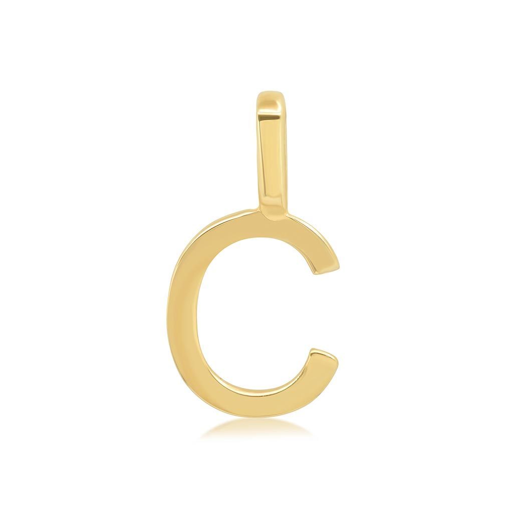 14K INITIAL CHARM