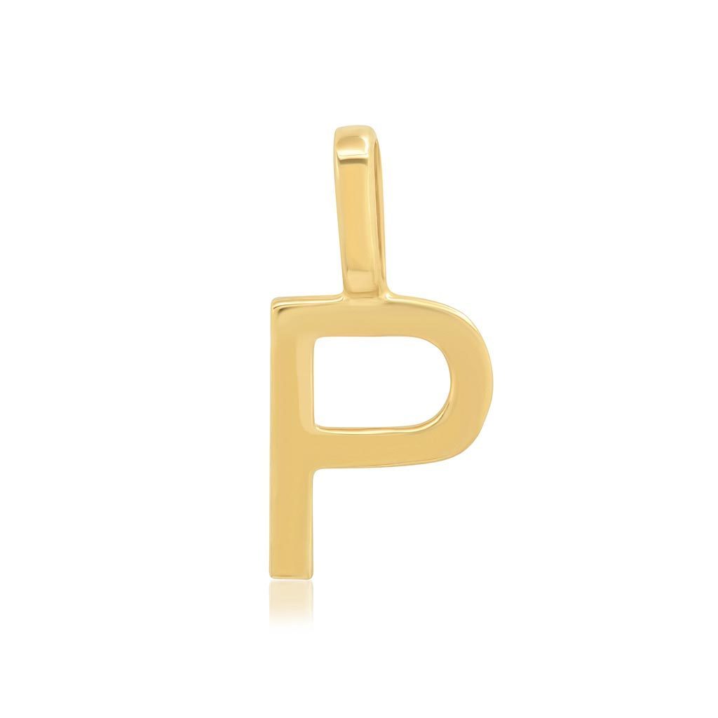 14K INITIAL CHARM