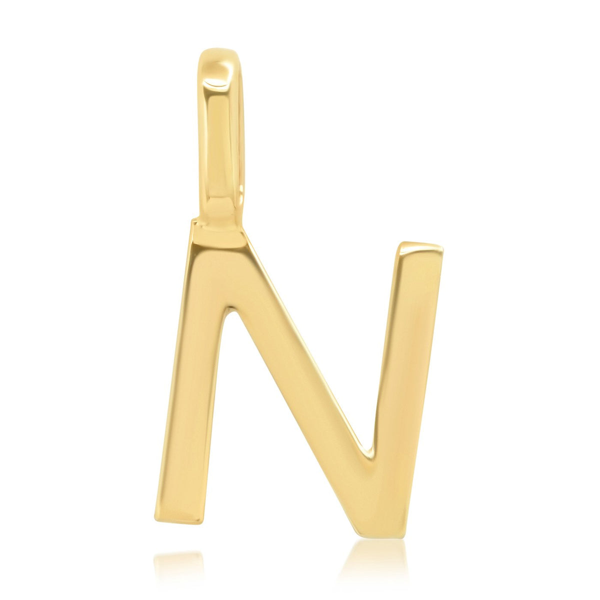 14K INITIAL CHARM