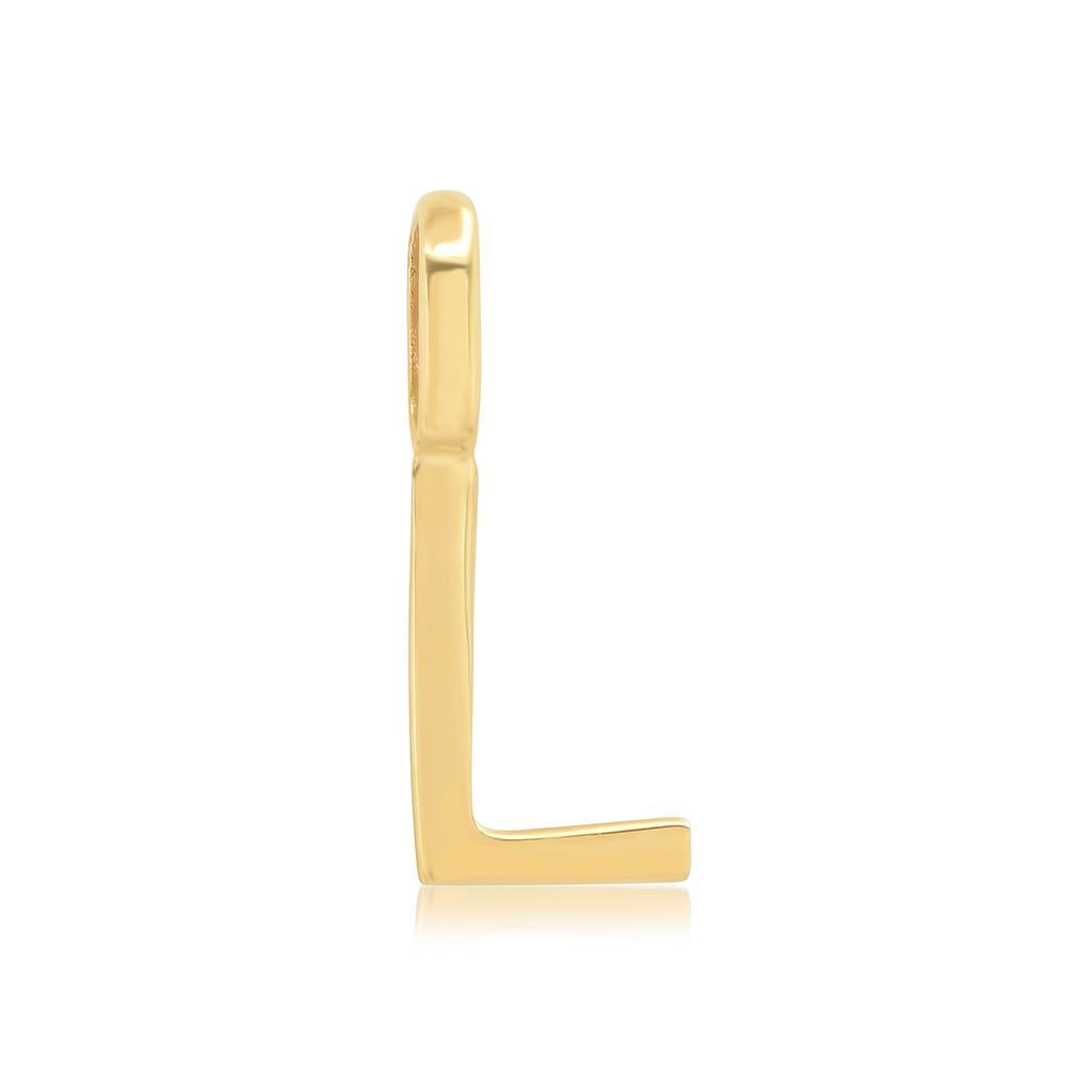 14K INITIAL CHARM